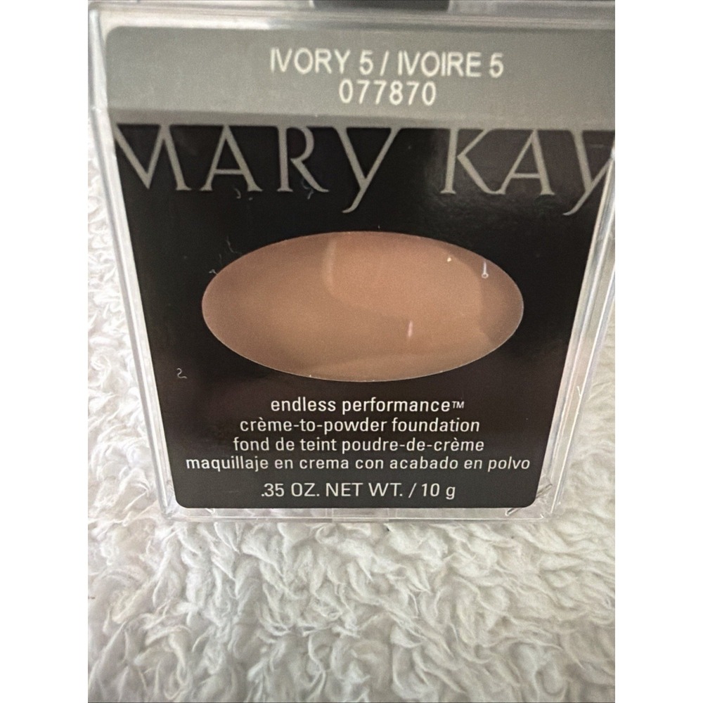 New Mary Kay Endless Performance Creme to Powder Foundation Ivory 5 Full Size